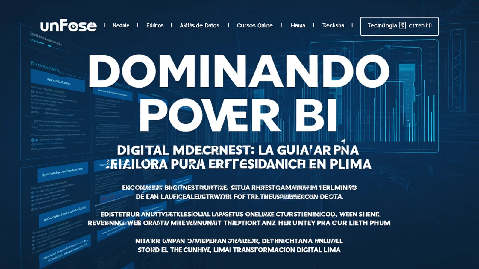 Dominando Power BI: La Guía Definitiva para Profesionales en Lima
